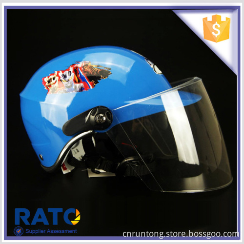 Wholesale best cartoon kids half face motorcycle helmets